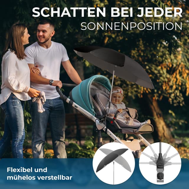 Thumbnail 3 de STYNGARD Sonnenschirm Kinderwagen 70 cm UV50+