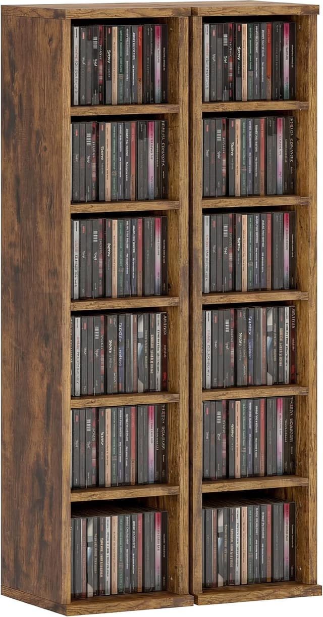 Detalle de HOMCOM étagères colonnes CD 204 places