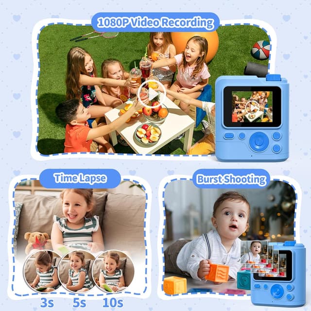 Thumbnail 2 de Gofunly Kids Camera Instant Print 32GB