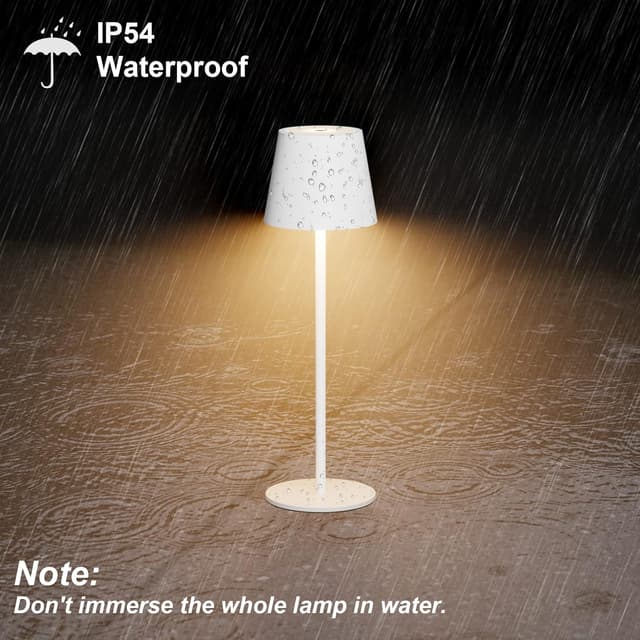 Thumbnail 4 de Klighten Lot de 2 Lampe de Table LED Dimmable