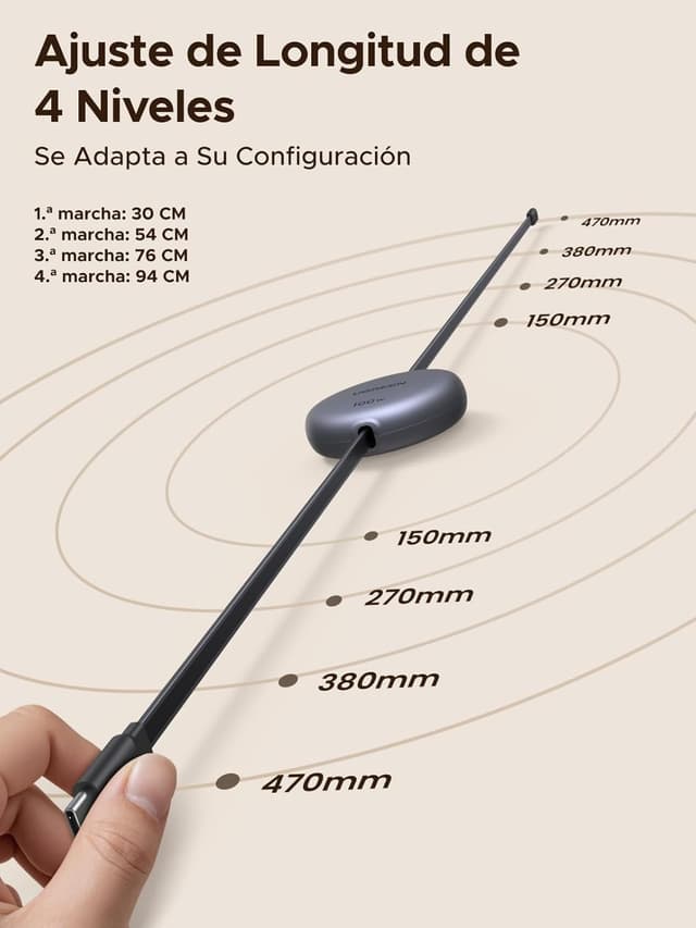 Detalle 2 de UGREEN 100W Cable USB C Retráctil PD 3.0