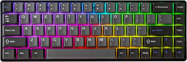 Detalle de DrunkDeer G65 Rapid Trigger mechanische Tastatur (G65 ANSI) – 65% mit Magnetschaltern, RGB & PBT-Tastenkappen