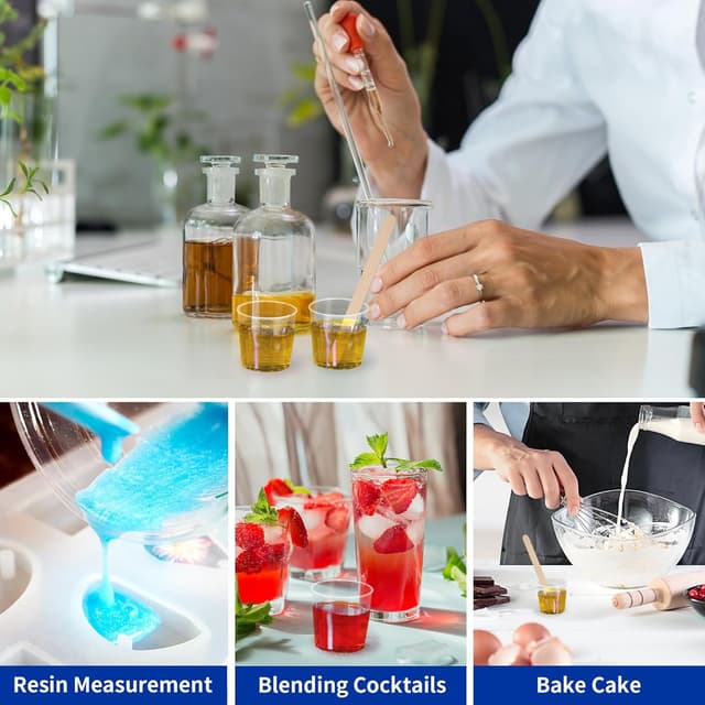 Thumbnail 5 de YKUKIZEE 30 ml Small Plastic Measuring Cups for Resin