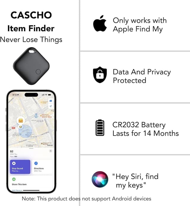Thumbnail 1 de Air Traceur Tag Lot de 4 Smart Tag 120 pieds