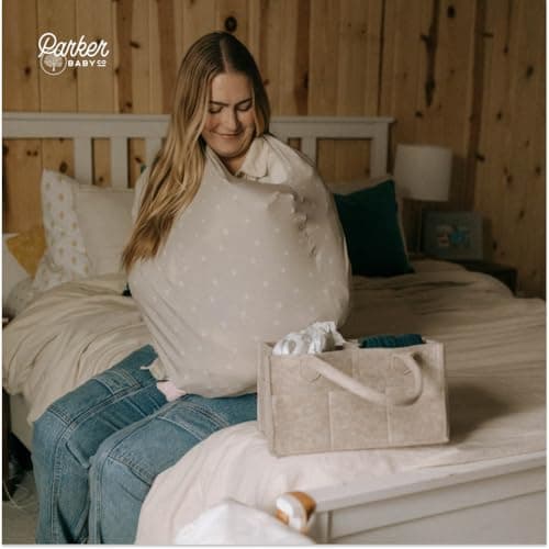 Thumbnail 6 de Parker Baby Diaper Caddy Oatmeal organizer for diapers