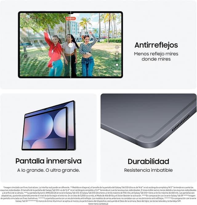 Thumbnail 5 de Samsung Galaxy Tab S10 Ultra Tablet 256GB 12GB RAM