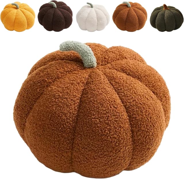 Detalle de MOMAHUA Pumpkin Plush Pillow 11in
