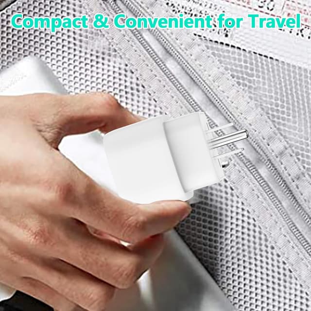 Detalle de Reiseadapter USA (3 Stück) – EU-Stecker auf US/Typ-B Adapter für USA, Kanada & Mexiko