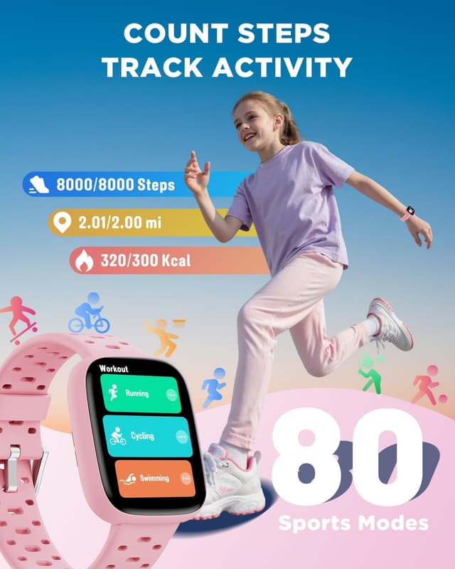 Detalle de BIGGERFIVE BRAVE 3 kids smart watch 1.8