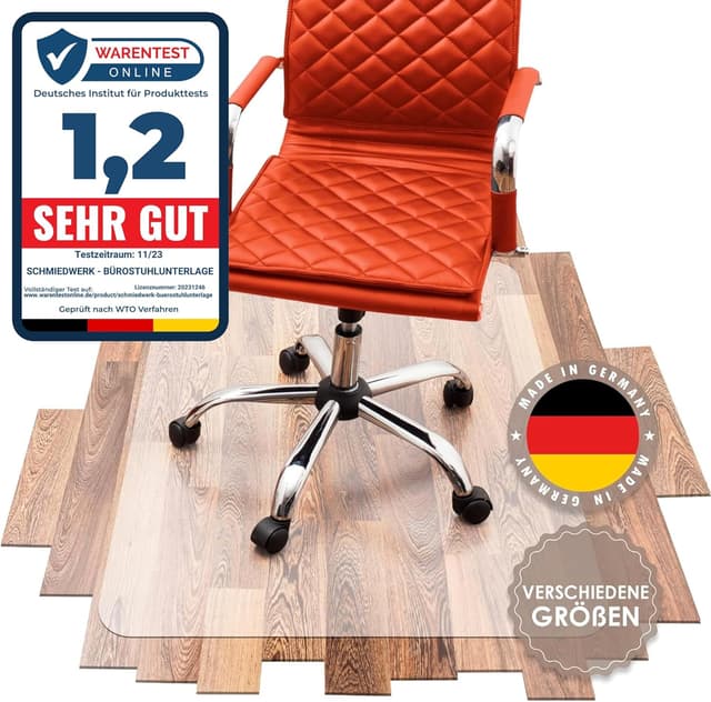 Imagen de SCHMIEDWERK Bürostuhl Unterlage 120x145cm en OfertitasTOP
