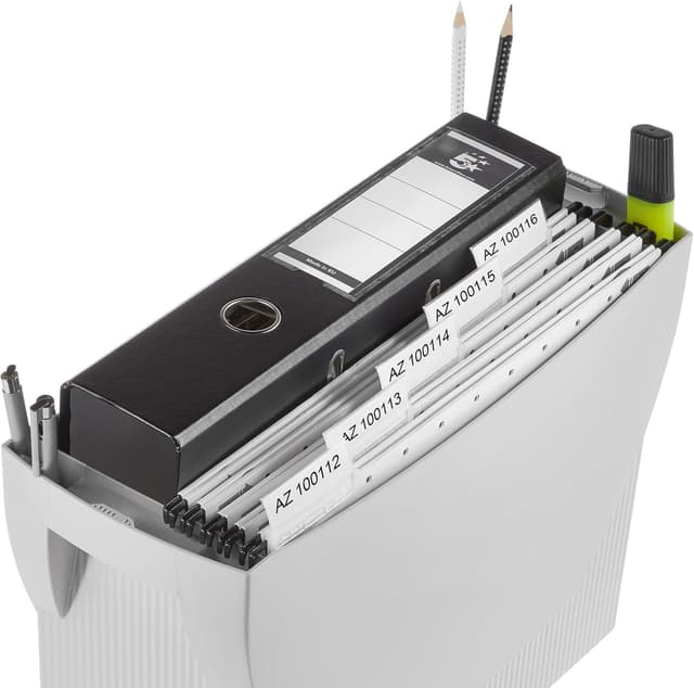 Detalle de HAN 1900-11 Hängemappenbox Swing in Lichtgrau für hängende Akten (20 Ordner)