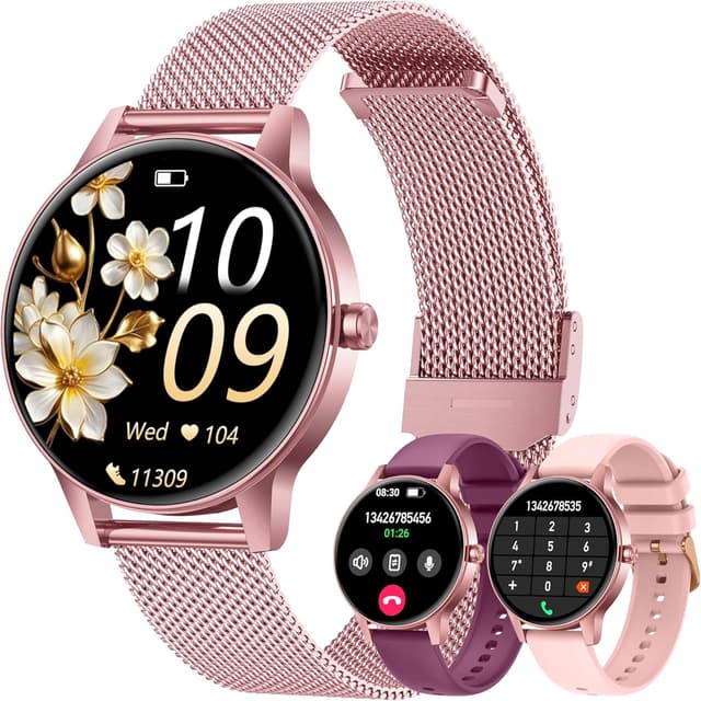 Imagen de Smartwatch Damen Bluetooth Telefonfunktion 1,27 Zoll en OfertitasTOP