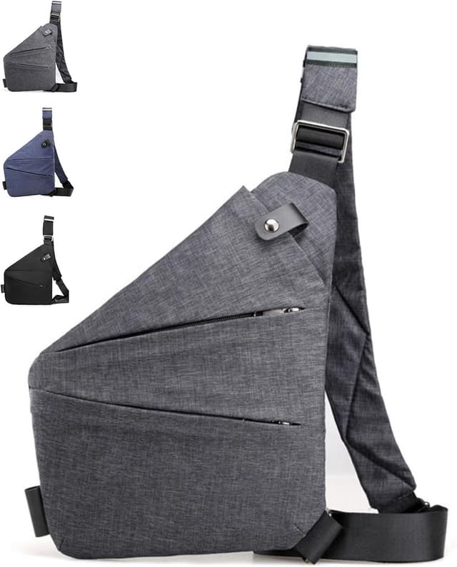 Detalle de Gipfelfreund Anti Diebstahl Tasche, Gipfelfreund Umhängetasche, Schultertasche, Brusttasche, Diebstahlsichere Tasche, Anti-Diebstahl, Sicherheitstasche Reise für Damen und Herren
Gipfelfreund Anti Diebstahl Tasche, Gipfelfreund Umh…