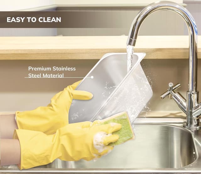 Thumbnail 4 de SYBO Bain Marie 23L 3-Section Food Warmer