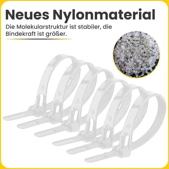 Detalle 1 de Offgridtec Kabelbinder 7,6 mm x 400 mm