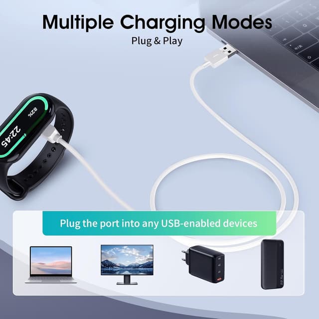 Thumbnail 5 de TiMOVO Magnetic USB Charger 1m for Xiaomi Band 9