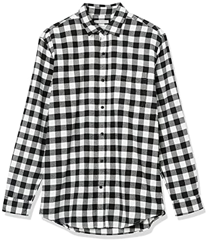 Thumbnail 6 de Amazon Essentials Camisa de franela Negro cuadros vichy S