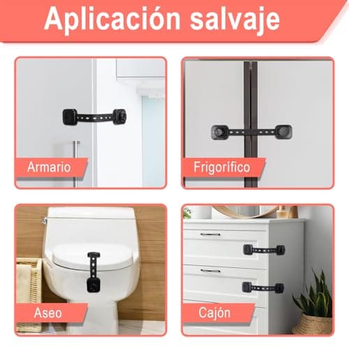 Thumbnail 6 de REDTRON Verrouillage bébé, lot de 6,