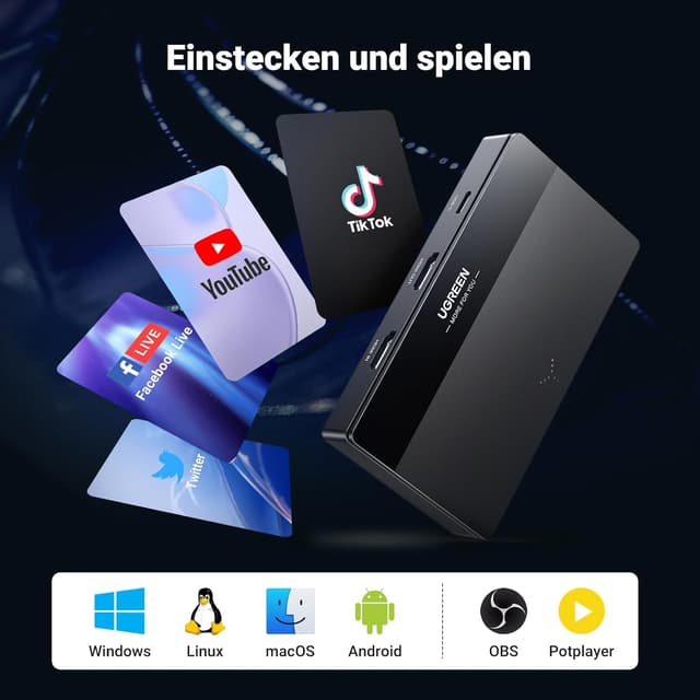 Thumbnail 5 de UGREEN 4K Video Capture Card 1080P 60fps