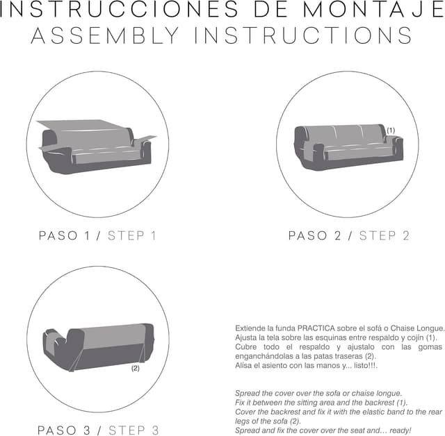 Thumbnail 4 de Eysa Magnus funda de sofá reversible 3 plazas