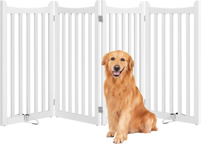 Imagen de Yaheetech Freestanding Pet Gate 91cm en OfertitasTOP