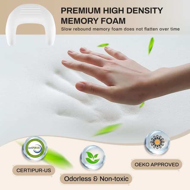 Thumbnail 4 de WOGAHEV Laptop Lap Desk with Memory Foam Armrest ๐