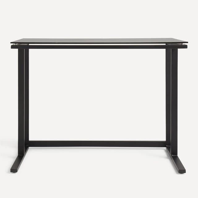 Detalle 2 de El Corte Inglés Escritorio Kansas de acero y cristal