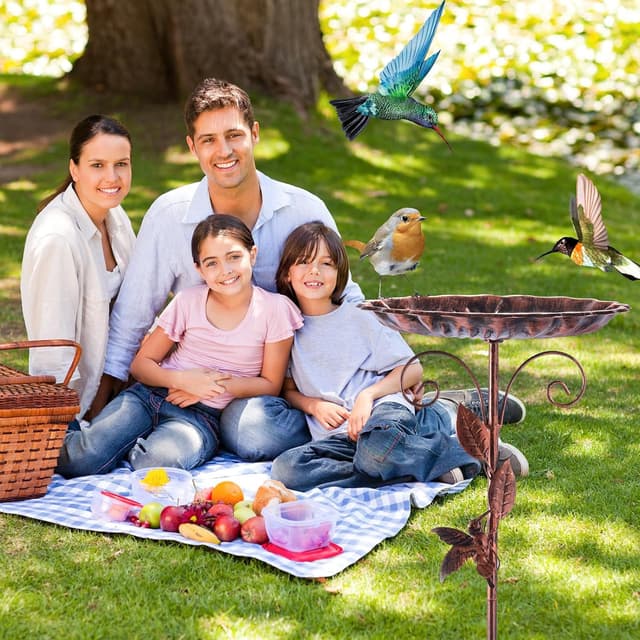 Detalle de Restorgan Vogelbad 35 cm Garten, Metall