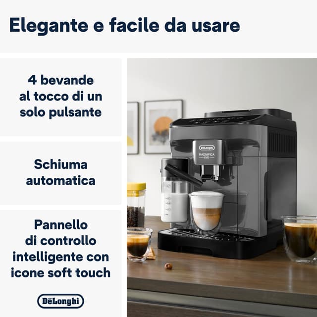 Detalle 2 de De'Longhi Magnifica Evo ECAM292.52.GB 1450W