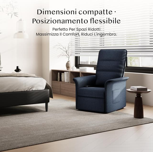 Thumbnail 4 de FLEXISPOT Poltrona Relax Elettrica Push Back 105-155°