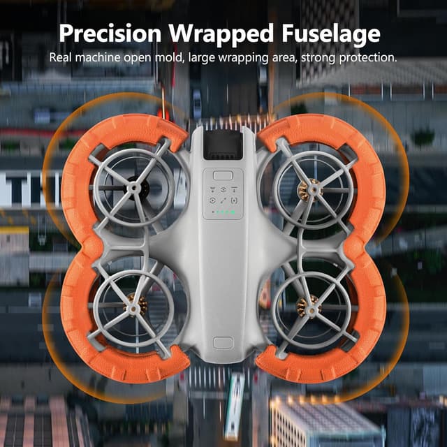 Detalle de Protection d’hélice STARTRC PHOTO pour DJI Neo : pare-chocs flottant et anti-rayures