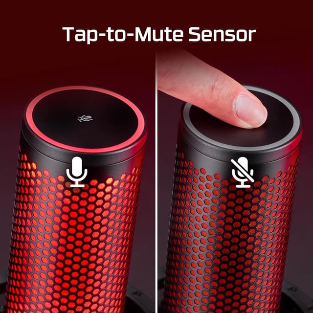 Detalle de QuadCast 2 USB microphone, 24 bit audio