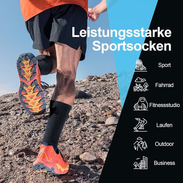 Thumbnail 4 de Cirorld Wandersocken Herren Damen 6 Paar