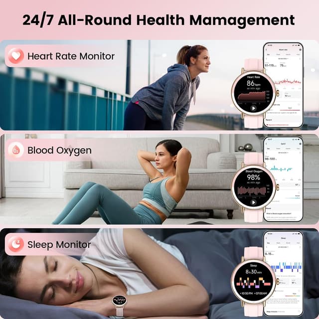 Thumbnail 4 de Smart Watch for Women 1.27" HD fitness watch