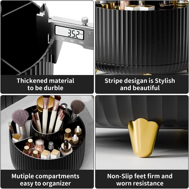 Thumbnail 4 de Fanado 360° Rotating Makeup Organiser