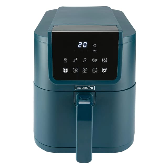 Detalle de Bourgini Freidora de aire 5 L Health Fryer Slim con cesta cerámica ECO