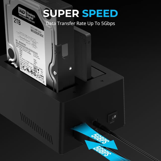 Thumbnail 5 de Sabrent Dual HDD Docking Station EC-HD2B