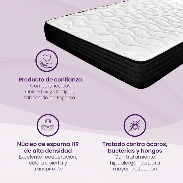 Thumbnail 6 de mattfy Colchón Kloe 90x200 viscoelástico