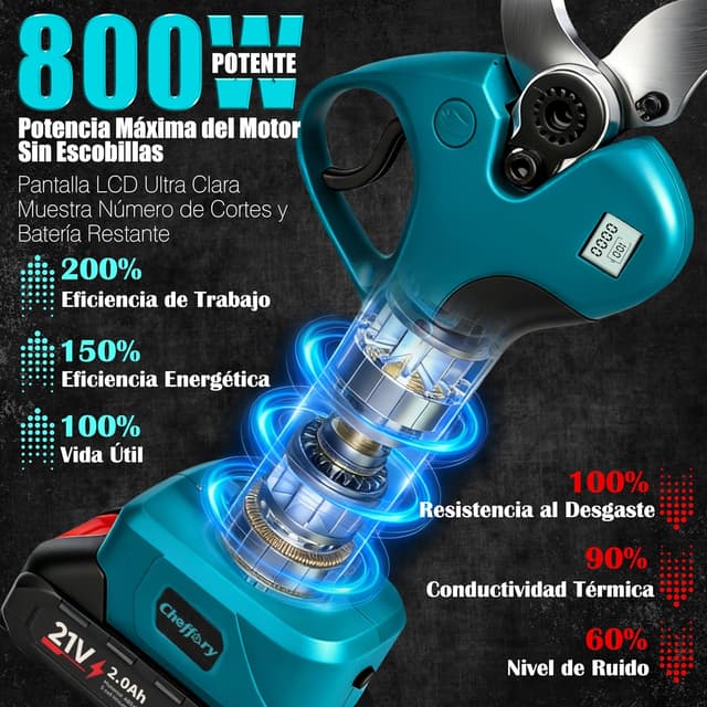 Thumbnail 3 de Cheffery Tijeras de Podar 60 mm 📷