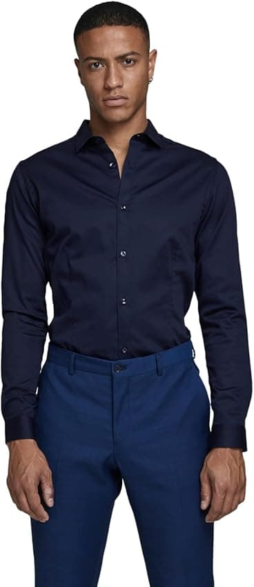 Imagen de Jack & Jones Jjprparma camisa azul L manga larga en OfertitasTOP