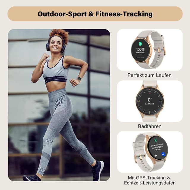 Detalle 2 de QIPOPC Smart Watch 1.32" AMOLED