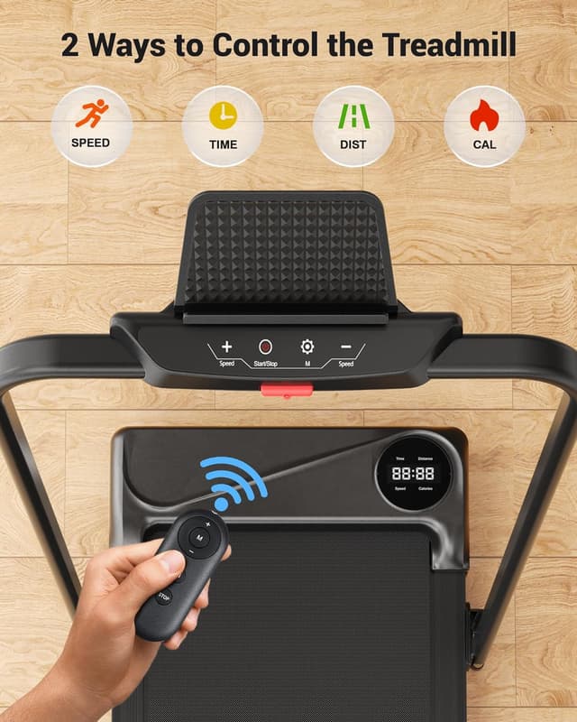 Detalle 2 de THERUN Folding Treadmill 2.5HP 1-10KM/H