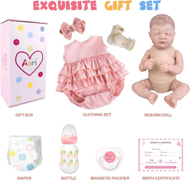 Thumbnail 6 de Aori Reborn Baby Doll 20-inch