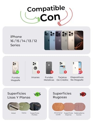 Thumbnail 4 de LISEN Soporte Móvil Magsafe para Auto 🚗 iPhone 17 Pro Max