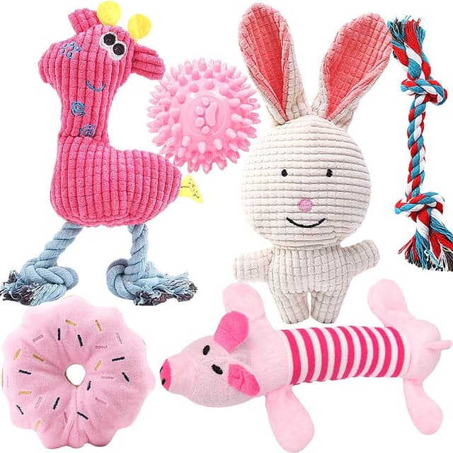 Detalle de Dog toys for small dogs, 6 pack