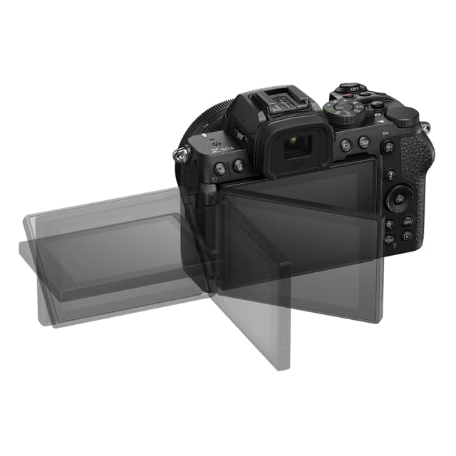 Detalle de Nikon Z50II Cámara Evil con objetivo 16-50mm