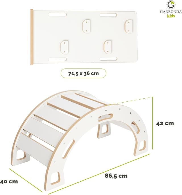 Thumbnail 1 de Garronda GD-0058 Kletterbogen mit Rutsche 2‑in‑1