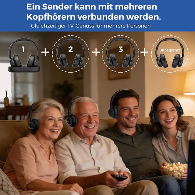 Thumbnail 5 de LETSACTIV Funkkopfhörer 22 ms