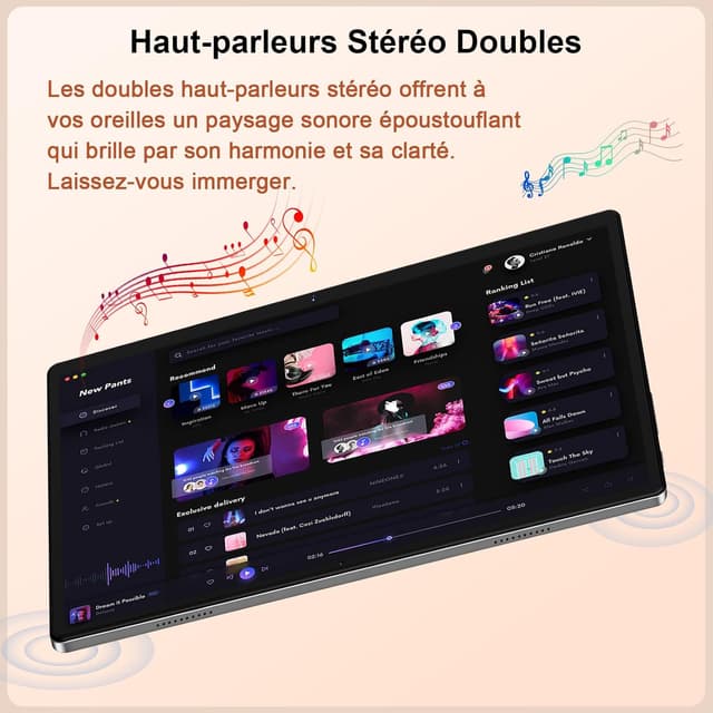 Thumbnail 6 de Gemini AI Tablette Android 14 10,1 pouces