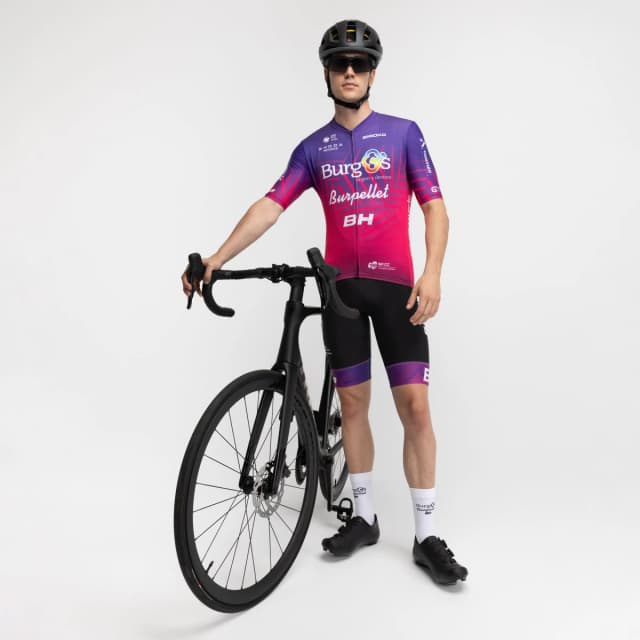 Thumbnail 2 de Siroko Maillot Burgos Purple de manga corta